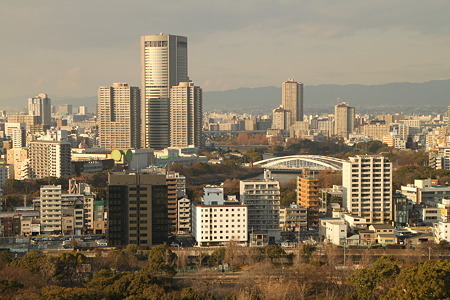 099 大阪城から北の景色