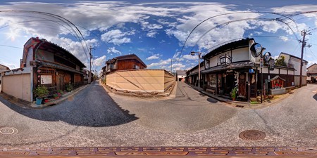 2012年6月6日　奈良町　菊岡薬局前　360度パノラマ写真