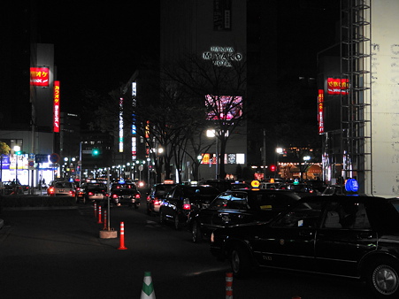 JR博多駅筑紫口の夜景