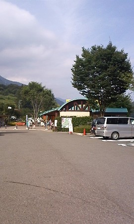 去年休憩した道の駅。