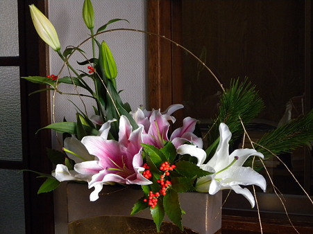 年末年始のお花