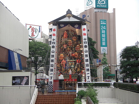 博多祇園山笠 2009 飾り山 渡辺通一丁目 勲黒田武士