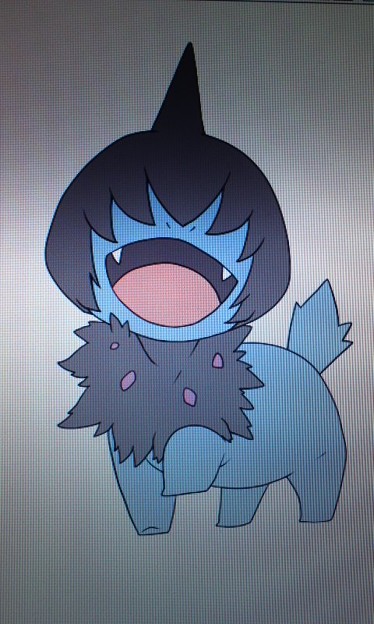 モノズちゃんがおーっ 間違えてキバ描いちゃった 写真共有サイト フォト蔵