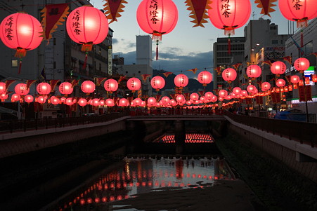 2012.01.26　長崎　新地中華街　ランタンフェスティバル　橋
