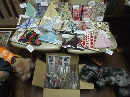 たまごちゃん&おちゃっちゃん&チチ作製マナーポーチたち