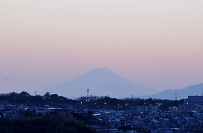 清水ｹ丘公園日の入り後1