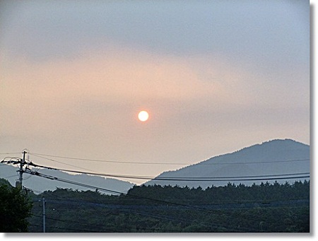 夕日
