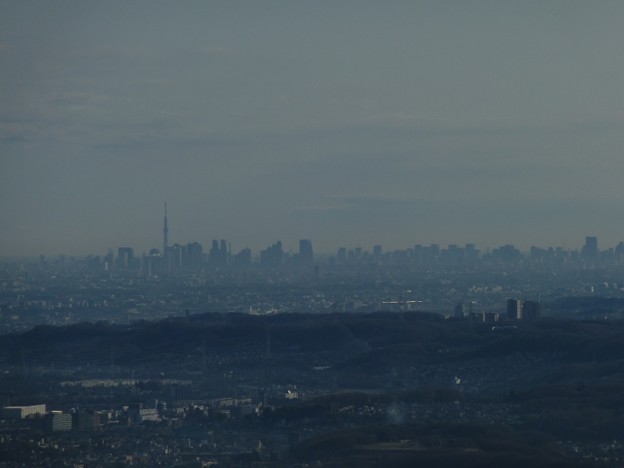 高尾山から見た東京都心＆スカイツリー・2012